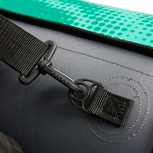 Aqua Marina Laxo-285 Kajak Set, aufblasbar, 1 Person, 285 x 90 cm, Paddel, Pumpe, Rucksack