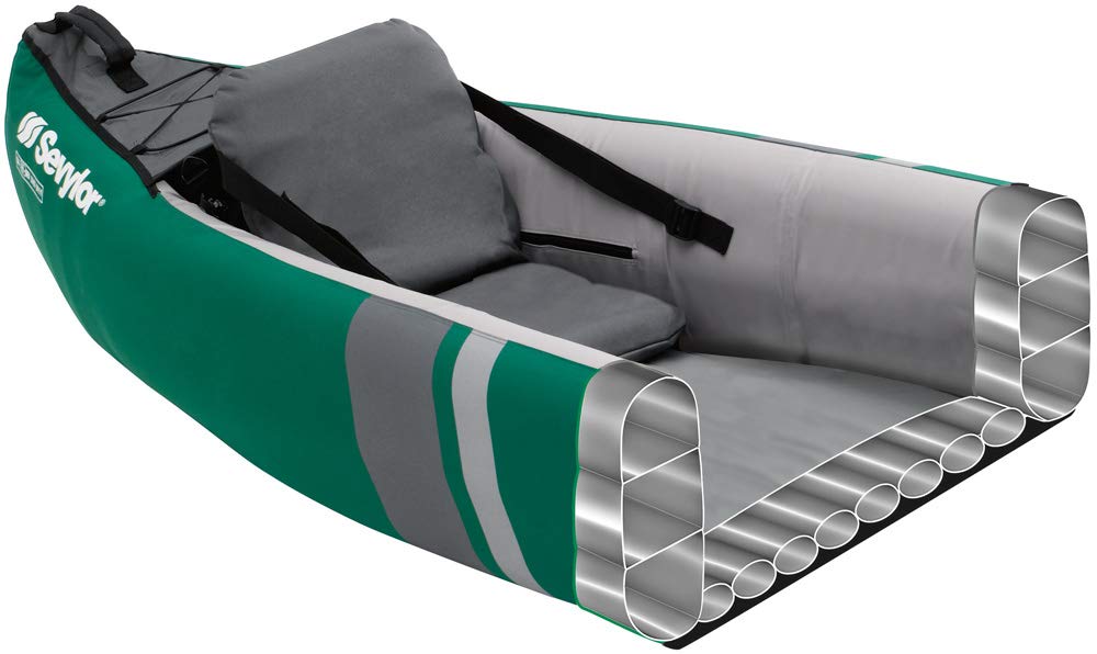 Sevylor Kanu aufblasbar Adventure Plus - 2+1 Personen Faltkajak, Kanadier, 368 x 86 cm