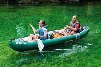 Sevylor Kanu aufblasbar Adventure Plus - 2+1 Personen Faltkajak, Kanadier, 368 x 86 cm