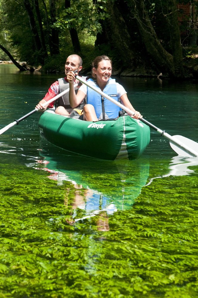 Sevylor Kanu aufblasbar Adventure Plus - 2+1 Personen Faltkajak, Kanadier, 368 x 86 cm